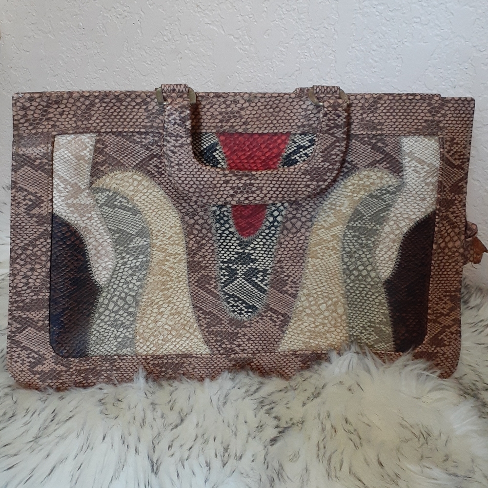 VTG Snakeprint Handbag